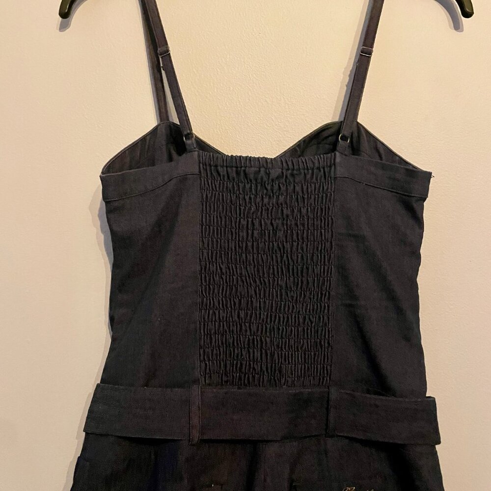 Denim Sweetheart Romper by Guess - Picture 5 of 6
